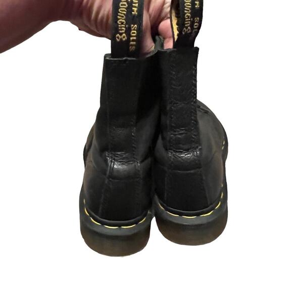 Dr. Martens Women's 1460 Pascal 8 Eye Lace Up Leather Boots Black SZ 6 - Picture 6 of 9